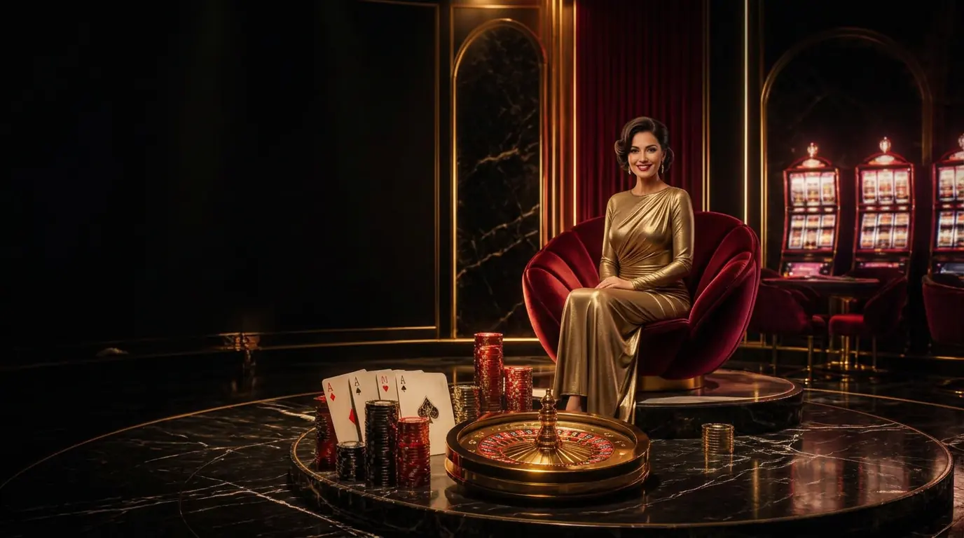 AS Tech premium iGaming brand ambassador in a luxury casino setting